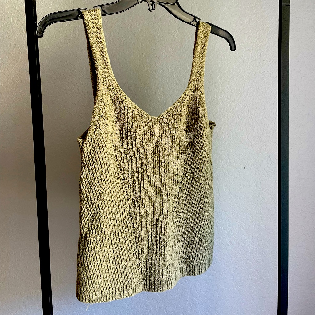 Olive Knit Tank Top